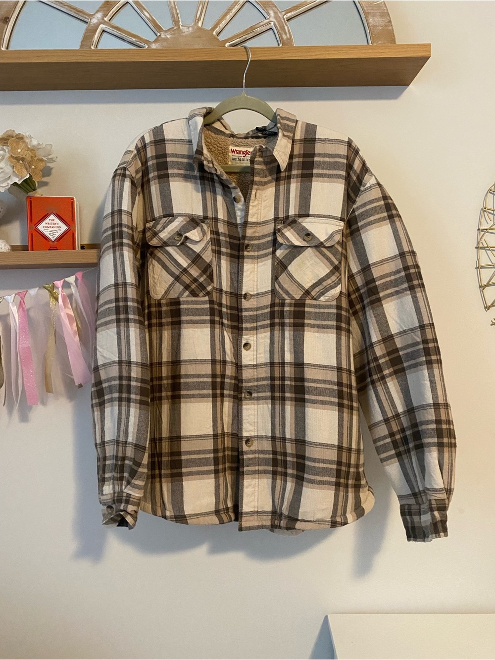 Wrangler Sherpa Lined Flannel